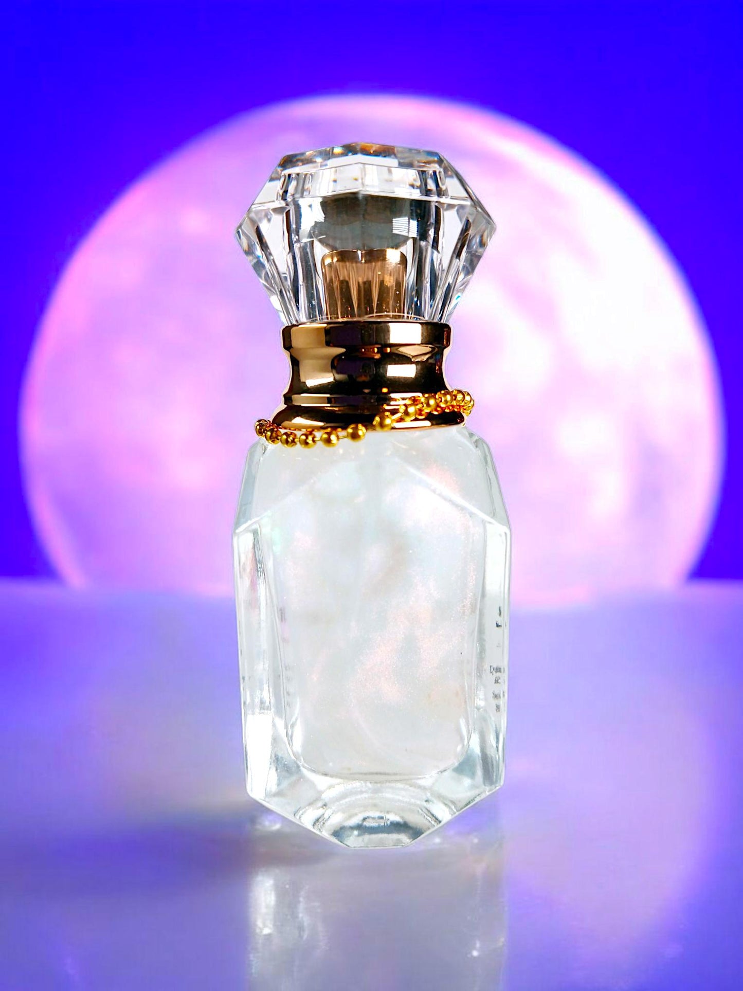 SUGAR MOON™ – Lychee Candy Shimmer Mist w/ Quartz Crystal & Crystal Moon Charm | Celestial Perfume Spray 30mL Soft Girl Aesthetic