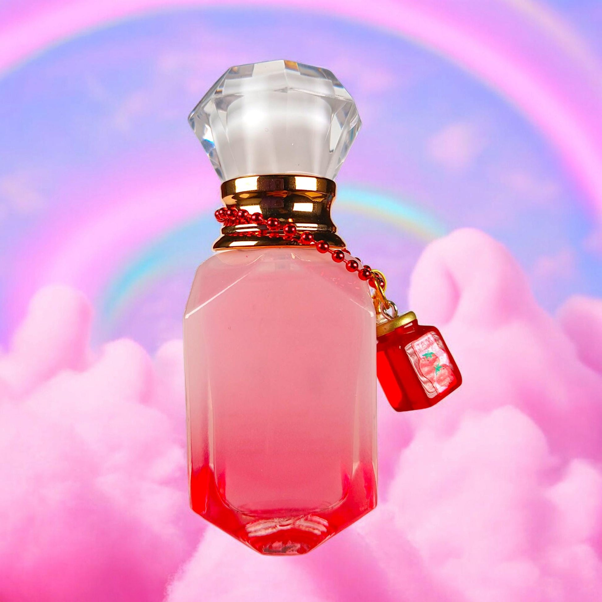 STRAWBERRY POPSTAR™ – Strawberry Soda Shimmer Mist w/ Glow Star and Strawberry Charm | Candy Perfume Spray 30mL Y2K Coquette Aesthetic